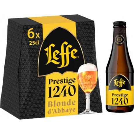 LEFFE Bière Blonde D'Abbaye Prestige 8,5% LEFFE
