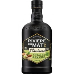 RIVIERE DU MAT Liqueur de Crème et Rhum Pistache et Amande 17° RIVIERE DU MAT