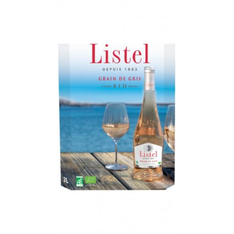 LISTEL Vin grain de gris Bio LISTEL