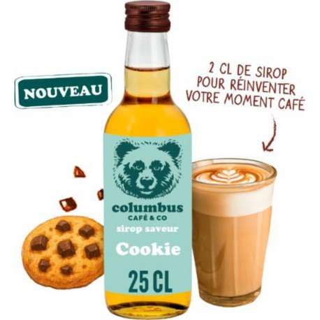 COLUMBUS Sirop Saveur Cookie COLUMBUS