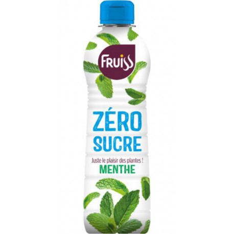 FRUISS Sirop Saveur Menthe Sans Sucres FRUISS