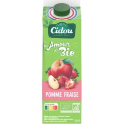 CIDOU Nectar Pomme Fraise Sans Sucre Ajouté Bio CIDOU