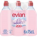 EVIAN Eau Minérale Naturelle Bouchon Sport EVIAN