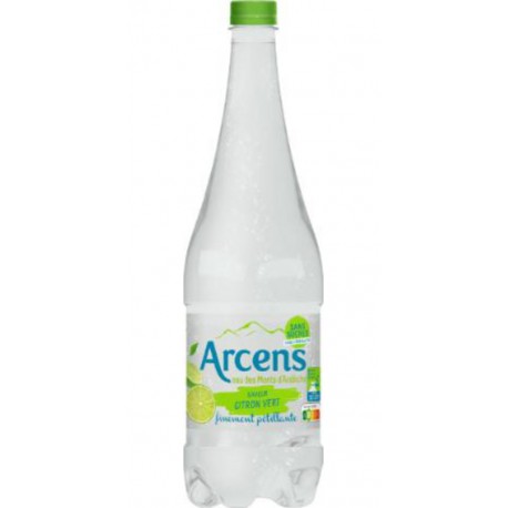 ARCENS Eau Pétillante Aromatisée Citron Vert Sans Sucres