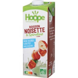 HOOPE Boisson Végétale Noisette et Spiruline Bio