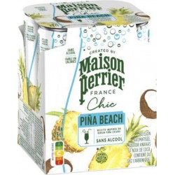 MAISON PERRIER Eau Gazeuse Aromatisée Pina Beach Sans AlcoolL